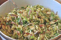 Citrus Brussels Sprouts Slaw